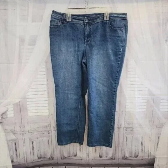 CJ Banks Straight Fit Jeans - Picture 1 of 2